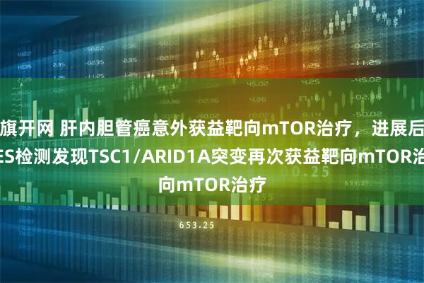 旗开网 肝内胆管癌意外获益靶向mTOR治疗,进展后WES检测发现TSC1/ARID1A突变再次获益靶向mTOR治疗